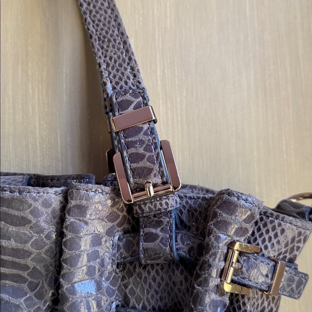 Michael Kors Python Convertible Snakeskin Embosse… - image 6